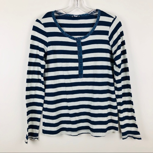 Splendid Henley Indio White Knit Striped Size XS - Picture 2 of 5